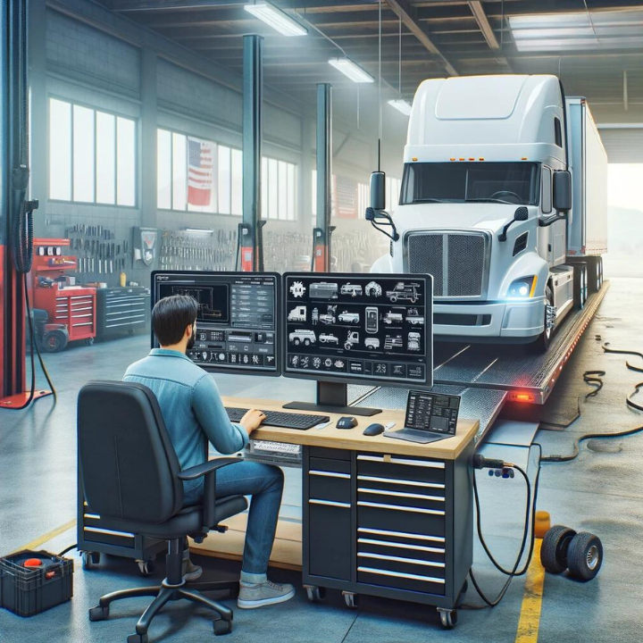 Semi Truck Repair Shop